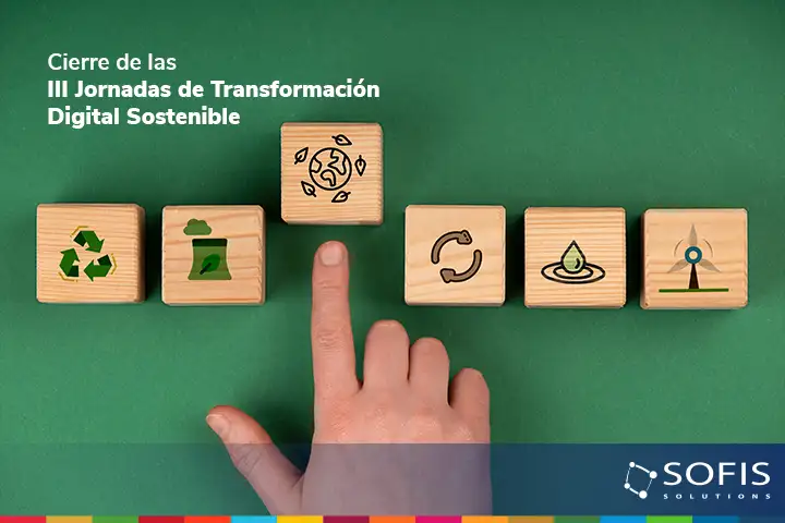 Portada de Cierre de las Jornadas de Transformación Digital Sostenible